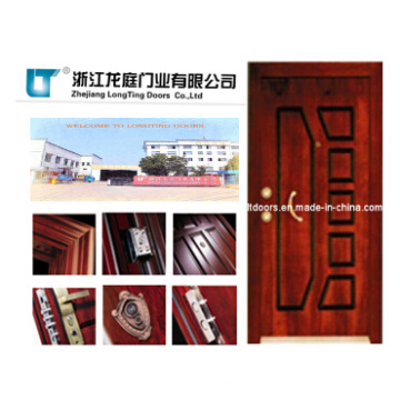 Turkish Style Steel Wooden Armored Door Factory